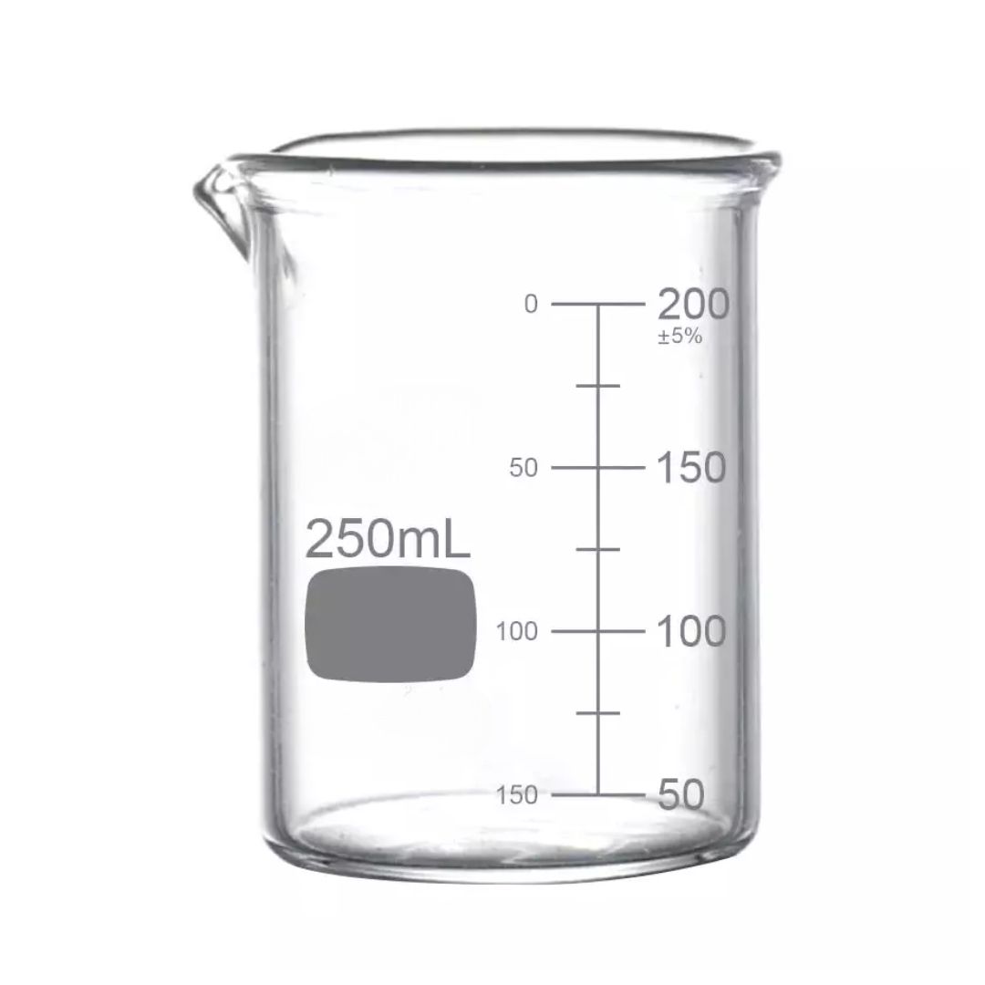 كاس مدرج البيكر سعة 250 مل (Beaker 250ml